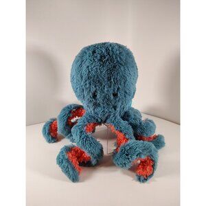 The Manhattan Toy Company Stuffed Octopus  Blue Coral Tentacles EUC